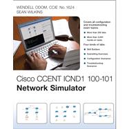 The most effective router and switch simulator for hands-on CCENT skills enhancement    Cisco CCENT ICND1 100-101 Network Simulator that helps you develop and improve hands-on configuration and troubleshooting skills without the investment in expensive lab hardware