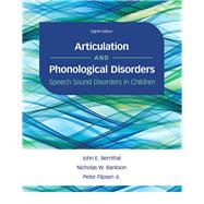 Articulation and Phonological Disorders Speech Sound 