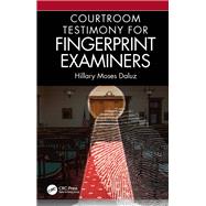 ISBN 9781032050980 product image for Courtroom Testimony for Fingerprint Examiners | upcitemdb.com