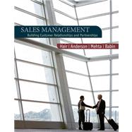 Sales Management: Building Customer Relationships and 