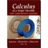 Calculus of a Single Variable: Early...