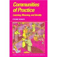 Communities of Practice: Learning, Meaning, and Identity