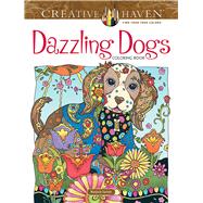 Creative Haven Dazzling Dogs Coloring Book