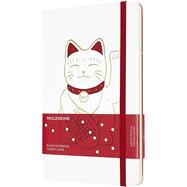 EAN 8056420854152 product image for Moleskine Limited Edition Notebook Maneki Neko, Large, Ruled, White, H | upcitemdb.com