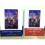 California Criminal Law Concepts, 2010 Edition