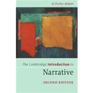 The Cambridge Introduction to Narrative Cambridge Introductions to Literature 2 Binding: Paperback Publisher: Cambridge Univ Pr Publish Date: 2008/04/30 Language: ENGLISH Pages: 252 Dimensions: 9.25 x 5.75 x 0.75 Weight: 1.00 ISBN-13: 9780521715157