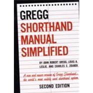 The GREGG Shorthand Manual Simplified