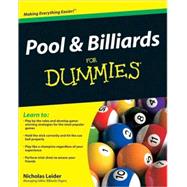 Pool and Billiards For Dummies