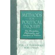 Methods for Political Inquiry The Discipline, Philosophy and Analysis of Politics