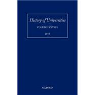 History of Universities Volume XXVII/1