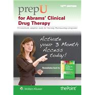 PrepU for Frandsen's Abrams' Clinical Drug Therapy coupon codes 2016