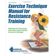 Exercise Technique Manual for Resistance Training- 3E w/ 