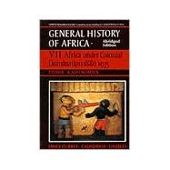 UNESCO General History of Africa : Africa under Colonial Domination, 1880-1935
