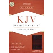 Kjv Super Giant Print Reference Bible, Saddle Brown Leathertouch Indexed