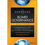 ISBN 9781119537168 product image for The Handbook of Board Governance A Comprehensive Guide for Public, Pri | upcitemdb.com
