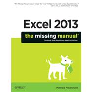 Excel 2013: The Missing Manual