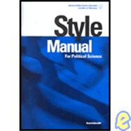 STYLE MANUAL F/POLITICAL SCIENCE (REV)