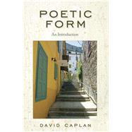 Poetic Form An Introduction