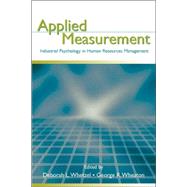 Applied Measurement: Industrial Psychology in Human Resources Management