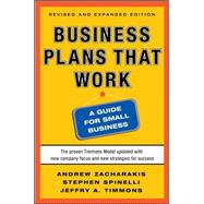 Business Plans that Work: A Guide for Small Business 2/E