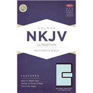 NKJV Ultrathin Reference Bible, Brown/Blue LeatherTouch with Magnetic Flap