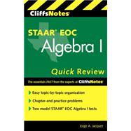 Cliffsnotes Staar Eoc Algebra I Quick Review