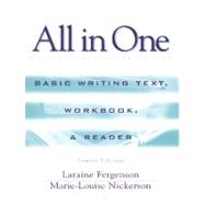 All in One Basic Writing Text, Workbook, and Reader