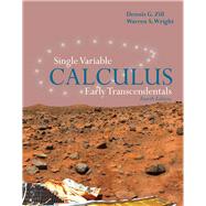 Single Variable Calculus: Early Transcendentals
