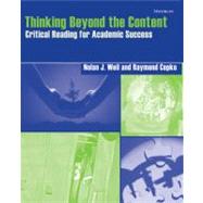 Thinking Beyond the Content : Critical Reading for Academic Success