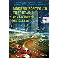 Modern Portfolio Theory and Investment Analysis